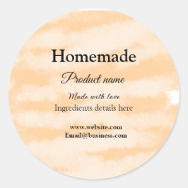 Eigene Bäckerei mit Liebe ergänzen die Website Runder Aufkleber