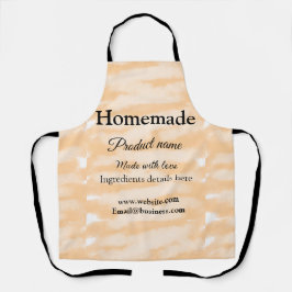 Eigene Bäckerei mit Liebe ergänzen die Website Schürze