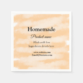 Eigene Bäckerei mit Liebe ergänzen die Website Serviette