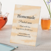 Eigene Bäckerei mit Liebe ergänzen die Website Sockelschild (In Situ)