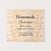 Eigene Bäckerei mit Liebe ergänzen die Website Wandteppich (Vorderseite (Horizontal))