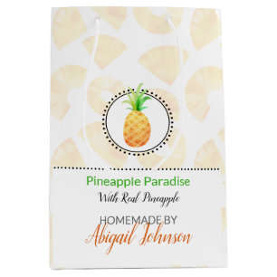 Eigene Bath-und Körperpackung   Ananas Mittlere Geschenktüte