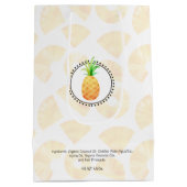 Eigene Bath-und Körperpackung | Ananas Mittlere Geschenktüte (Rückseite)