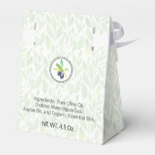 Eigene Bath-und Körperpackung | Olive Oil Box Geschenkschachtel (Rückseite)