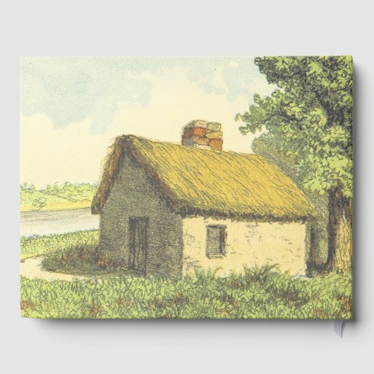 Eigene Bed & Breakfast Name + rustikale Hütte Gästebuch (Rückseite)