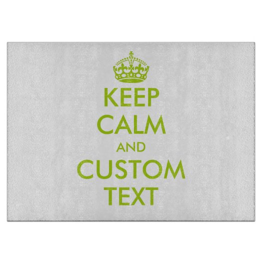 Eigene Behalten Ruhe und die komische Küche weiter Schneidebrett (Vorderseite)