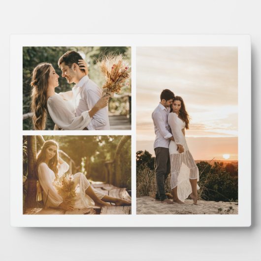 Eigene benutzerdefinierte 3-FotoCollage hinzufügen Fotoplatte (Vorderseite)