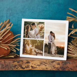 Eigene benutzerdefinierte 3-FotoCollage hinzufügen Fotoplatte