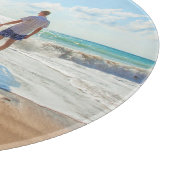 Eigene, benutzerdefinierte Foto-Texte meiner Produ Schneidebrett (Ecke)