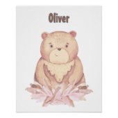 Eigene Bezeichnung Brauner Bär Poster (Vorderseite)