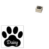 Eigene Bezeichnung Paw Print Signature Rubber Brie Gummistempel (Stempel)