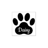 Eigene Bezeichnung Paw Print Signature Rubber Brie Gummistempel (Prägung)