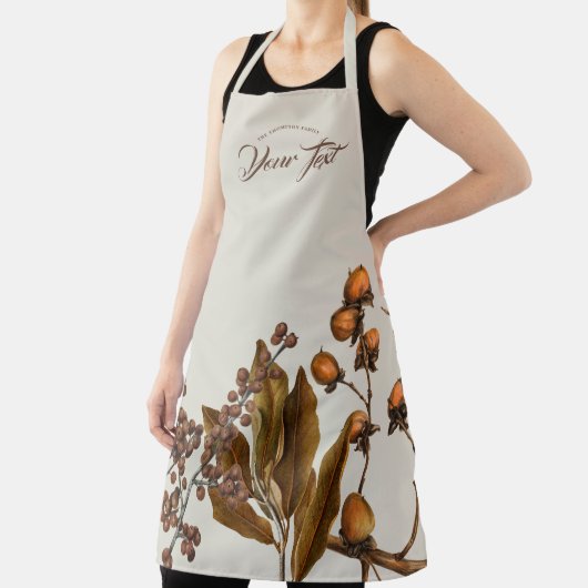 Eigene Blätter für den Herbst Wasserfarbenfolien Schürze (InSitu)