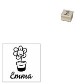 Eigene Blume Gummistempel (Stempel)