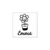 Eigene Blume Gummistempel (Prägung)