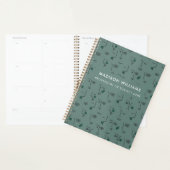 Eigene botanische Motive mit Personalisiertem Name Planer (Anzeige)