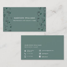 Eigene botanische Motive mit Personalisiertem Name