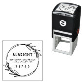 Eigene botanische Rücksendeadresse Permastempel (Beispiel)