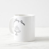 Eigene Cake-Business-Bezeichnung und benutzerdefin Kaffeetasse (Vorderseite Links)