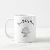 Eigene Cake-Business-Bezeichnung und benutzerdefin Kaffeetasse (Links)