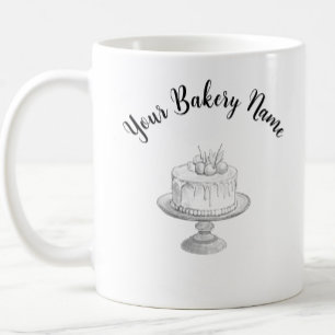Eigene Cake-Business-Bezeichnung und benutzerdefin Kaffeetasse