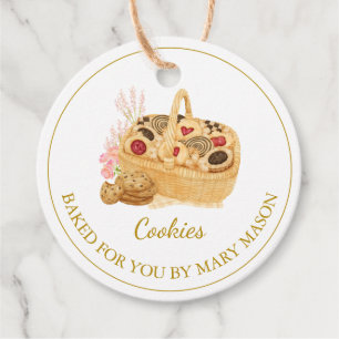 Eigene Cookies Bevorzugen Tags weiß Geschenkanhänger