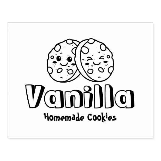 Eigene Cookies Gummistempel (Prägung)