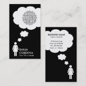 eigene Denkblase schaffen Visitenkarte (Vorne/Hinten)