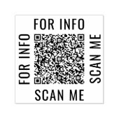 Eigene Design-benutzerdefinierte QR-Code-Briefmark Permastempel (Design)