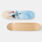 Eigene Design Benutzerdefinierter Foto-Text - Best Skateboard (Horizontal)