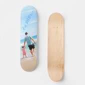 Eigene Design Benutzerdefinierter Foto-Text - Best Skateboard (Vorderseite)