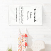 Eigene Donuts mit Liebe ergänzen Text-Website Banner (Insitu)