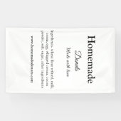 Eigene Donuts mit Liebe ergänzen Text-Website Banner (Horizontal)