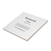 Eigene Donuts mit Liebe ergänzen Text-Website Fliese (Seite)