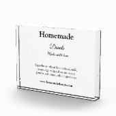 Eigene Donuts mit Liebe ergänzen Text-Website Fotoblock (Rechts)