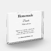 Eigene Donuts mit Liebe ergänzen Text-Website Fotoblock (Links)