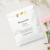 Eigene Donuts mit Liebe ergänzen Text-Website Geschenktütchen (Versiegelt)