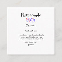 Eigene Donuts mit Liebe ergänzen Text-Website