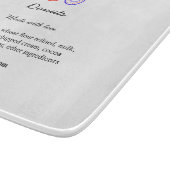 Eigene Donuts mit Liebe ergänzen Text-Website Schneidebrett (Ecke)