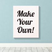 Eigene Druckausführung Leinwanddruck (Insitu (Holzboden))