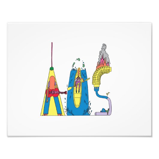 Eigene Drucken | AUSTIN, TX (AUS) Fotodruck (Vorne)