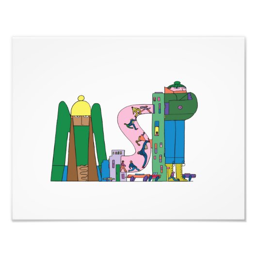 Eigene Drucken | MINNEAPOLIS, MN (MSP) Fotodruck (Vorne)