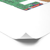 Eigene Drucken | NEWARK, NJ (EWR) Fotodruck (Ecke)