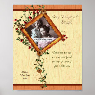 Eigene Druckvorlage für andere Rose 8x10 Foto Poster