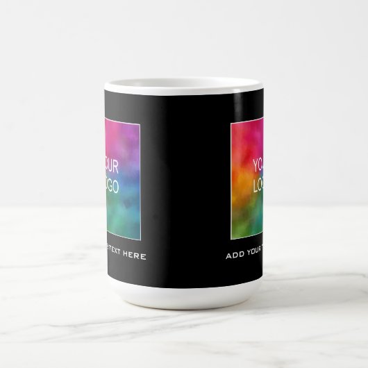 Eigene Eingabe des Namens für das Firmenlogo Kaffeetasse (Mittel)