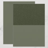 Eigene Einladung von Moosgrün teilen (Vorne/Hinten)