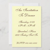 Eigene Einladungen für Song Erntedank im Herbst (Rückseite)