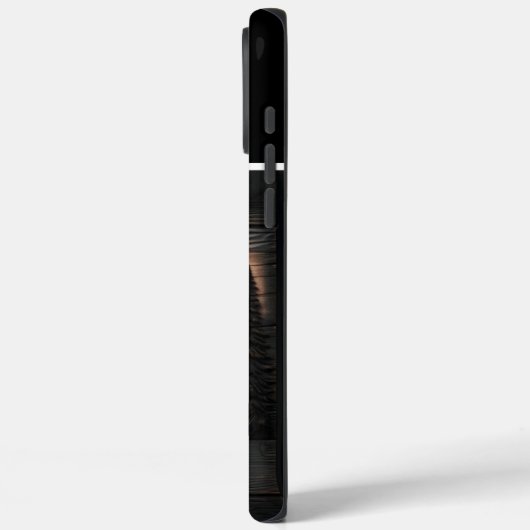 Eigene Elche Holzschnitzerei Case-Mate iPhone Hülle (Rückseite / Links)