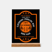 Eigene Elderberry Sparkling Acrylschild (Vorderseite)