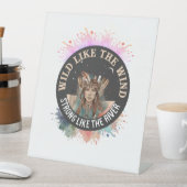 Eigene Empowerment des Fotos, Inspirationsgeschenk Sockelschild (In Situ)